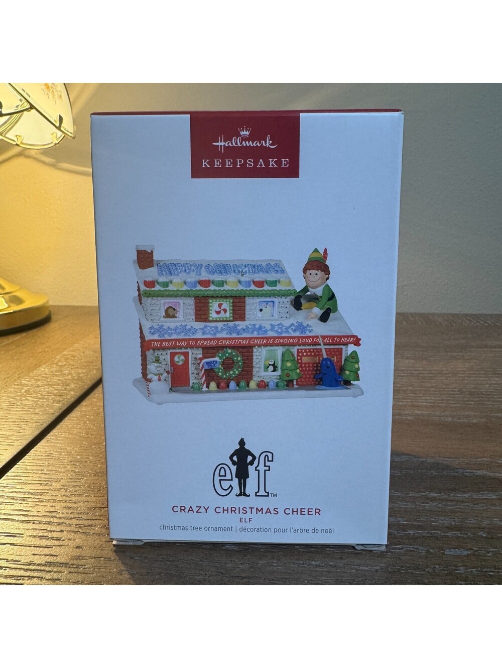 Hallmark Keepsake 2023 Elf Crazy Christmas Cheer Magic Light & Sound Ornament